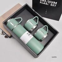 Botella Termo De Acero Inoxidable 500ML Con Isolación Térmica Para Oficina Y Negocios Set De Regalo Para Parejas Botella De Agua Caliente Para Uso Exterior - details 4