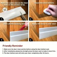 1pc Sellado De Puerta Antipolvo Y Aislante Para Puertas Exteriores E Interiores Eliminación De Ruidos Y Aislamiento Térmico - details 1
