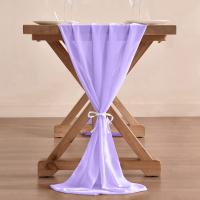 Corredor De Mesa De Tela De Organza 30cm X 300cm Estilo Bohemio Romántico Para Bodas Cumpleaños Y Decoración De Mesa De Valentine's Day - details 0