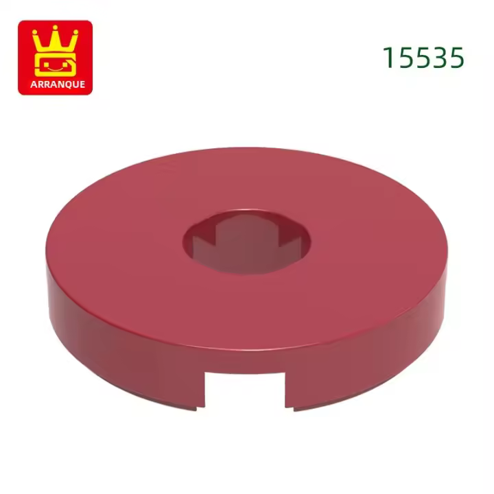 Wange 308Pcs Placa Circular Concava Redonda 2 X 2 Con Agujero Bloque Moc Accesorios Compatible Con 15535 Bloques De Juguetes Para Niños - 1