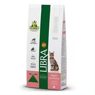 Comida para Gato Adulto LIBRA Salmon 12kg - 1