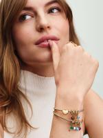 Pandora - Pulsera de Cadena con tachuelas - Baño de Oro de 14K - details 2
