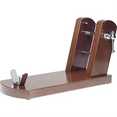 Buarfe - Jamonero Rioja  450 x 187 x 255 mm. Pino Insigne Chileno y Acero - 1
