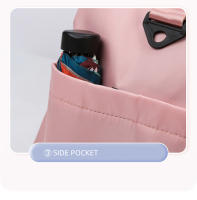 Bolsa De Deporte Para Mujer Bolsa De Mano Seca Y Húmeda Viaje Fitness Exterior Bolsa De Hombro Cruzada Weekender Duffel Nylon Negro Rosa Gris Morado Azul Verde - details 19