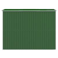Cobertizo de jardín acero galvanizado verde 192x274x223 cm Decoración de muebles de jardín al aire libre - details 4