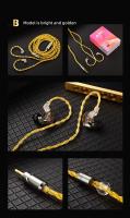 QKZ T1 Cable De Auriculares Original QDC Plata Cobre Empalme De Plata Cable De Auriculares De 3.5mm Para KZ ZSN pro X ZS10 pro EDX TRN CCA - details 13