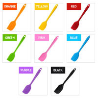 Látex Leeseph 8 Pulgadas Cuchara De Silicona Resistente Al Calor Y Antideslizante Para Cocinar Y Hornear (Multicolor) Utensilio De Cocina No Adherente - details 4