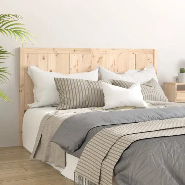 vidaXL Cabecero de cama madera maciza de pino 165,5x4x100 cm - 1