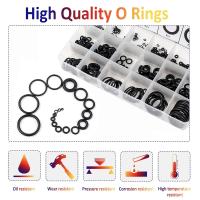 Kit De Anillos De Goma O 225PCS Resistente Al Aceite Y Agua Conjunto De Selladores De Anillo Y Tapas De Goma Para Reparaciones Profesionales De Plomería Y Automotriz - details 4