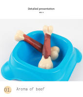 Nueva Juguete Para Morder De Perro Sabor a Carne Resistente Durable Hueso Grande Para Morder Juguete De Masticar Para Mascotas - details 3