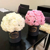 10/20/30Pcs Rosas Artificiales De EPE De 8cm Para Decoración De Boda Fiesta De Casa DIY Suministros De Scrapbook - details 5