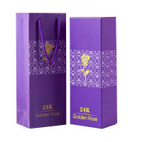 Rosa Dorada 24K Artificial Colorida Flor Metálica Regalo Único Para Las Mujeres En Día De San Valentín Con Caja De Regalo Decoración - details 4