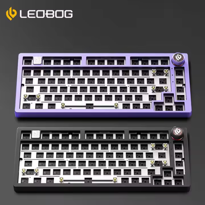 TECLADO MECÁNICO GAMING LEOBOG Hi75C pro Con Aluminio Y Teclas De Intercambio Calor Cableado RGB Personalizable Para Jugador Con Gaskets - 1