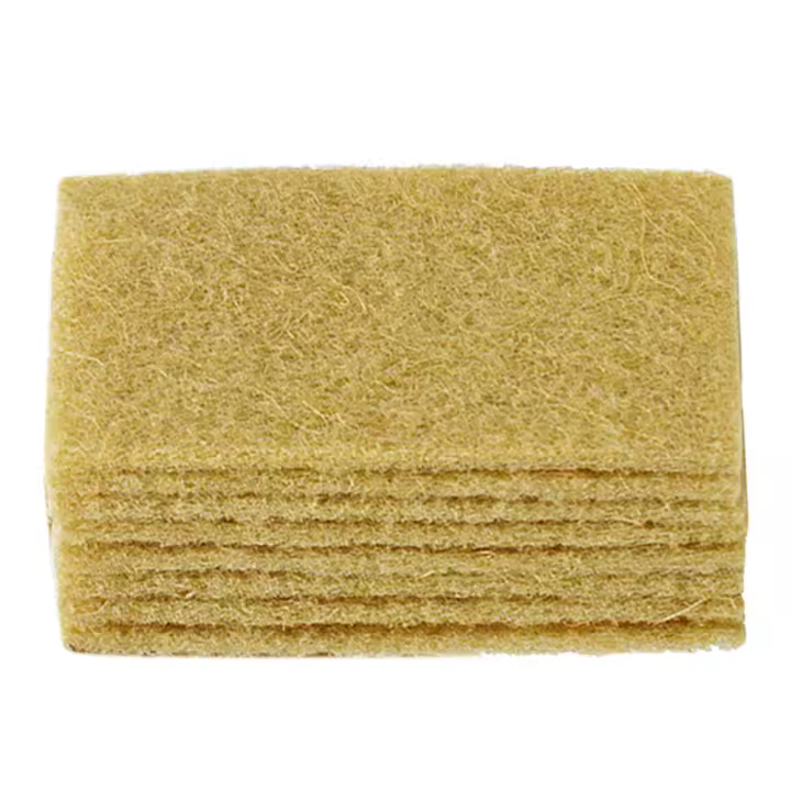 Set de 10 estropajos ecológicos de sisal, fibra de coco, biodegradables, perfectos para lavar platos. - 1