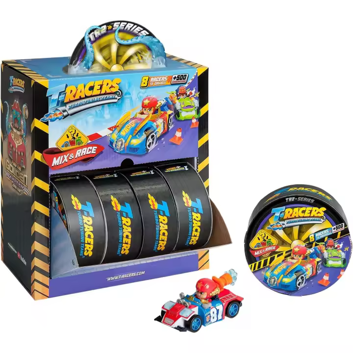 Tracer T-RACERS Serie 2 - Colección Completa de Coches de Carreras y Pilotos Sorpresa - 1