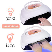 Secador De Uñas LED UV Portátil Con Fuentes De Luz Doble Y Pantalla Digital 57 Bolas De Luz Para Manicura En Salón Y Hogar - details 2