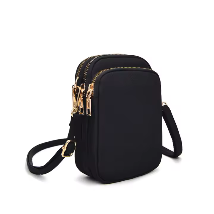 Bolso bandolera de nailon para mujer: elegante y funcional, con correa ajustable - 1