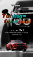 Coche De Carreras RC a Escala 1:76 Turbo Racing C71 C72 C73 C74 C75 Juguete De Simulación Miniatura Para Adultos Y Niños Control Remoto Incluido - details 15
