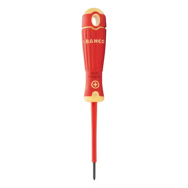 Destornillador bahcofit phillips aislado ph1 x 80 mm - 1
