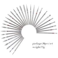 Juego De 30 Piezas En Caja De Bits De Uñas Con Diamante Y Tungsteno Cutter De Carburo Para Manicura Herramientas Eléctricas Para Eliminar Gel Y Polvo De Pintura - details 8