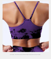Chaleco De Yoga Para Mujer Sin Almohadillas De Sujetador Transpirable Y Sin Costuras Con Suspensión Vestido De Deporte Para Gimnasio Y Correr - details 20