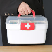 Organizador De Medicamentos Grande Caja De Primeros Auxilios Familiar Portátil Kit De Emergencia Contenedor De Almacenamiento - details 3