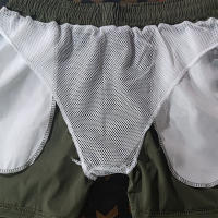 Shorts De Baño Para Hombre Moda Verano Ropa De Playa Boxer Corto Suertudos Cierre Con Cordón Material Poliéster Estilo Casual - details 8
