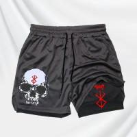 Shorts Deportivos Casuales De Verano Para Hombres Con Doble Capa Y Patrón Impreso Talla S-2XL Funcionalidad Multi-Funcional - details 4
