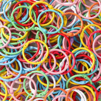 Llavero Redondo De Metal 30mm Multicolor Para DIY Accesorios De Decoración Para Bolso Y Móvil 20/50 Piezas Pack - details 2