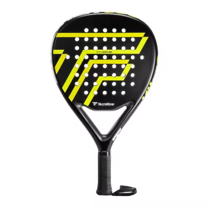 Pala de Pádel Tecnifibre Wall Breaker 360/ Amarilla y Negra - 1
