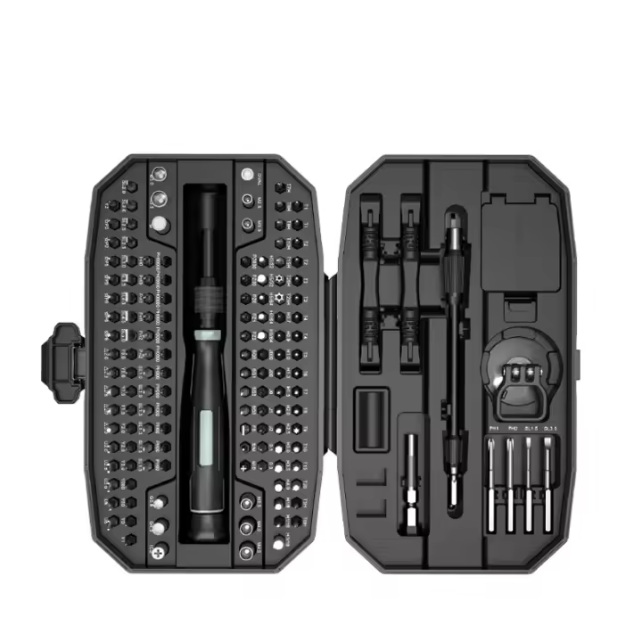 Juego de destornilladores de precisión 152 en 1 para reparación de dispositivos electrónicos, MacBook, portátiles, PC, PS5, iPhone, gafas, mando a distancia y Xbox. - 1