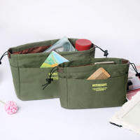 Bolsa De Almacenamiento Portátil De Lona Con Cierre De Cordón Multicausa Para Viajes Organizador Ecológico De Banda Interior - details 11