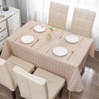 Mantel PEVA a Prueba De Aceite Y Agua Con Estampado Cuadriculado Para Uso Doméstico Decoración De Comedor Para Fiestas Y Hoteles Tamaño 90cmx140cm - details 2