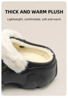Zapatillas De Algodón Para Mujer Invierno Antideslizante Para Uso Doméstico Y Externo Con Suela Exterior Antideslizante - details 3