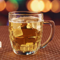 2pcs Vajilla De Cerveza Transparente De Vidrio Grueso 260ml Con Asa Para Bar Fiesta En Casa Taza De Té Agua Pequeña Vajilla De Cerveza Draft - details 0