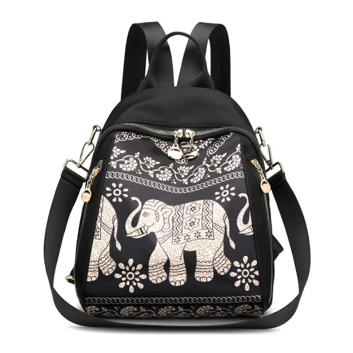 Mochila Mochila De Nylon Impermeable Bolso De Hombro Multifuncional Mini Bolso Bandolera Viaje - 1