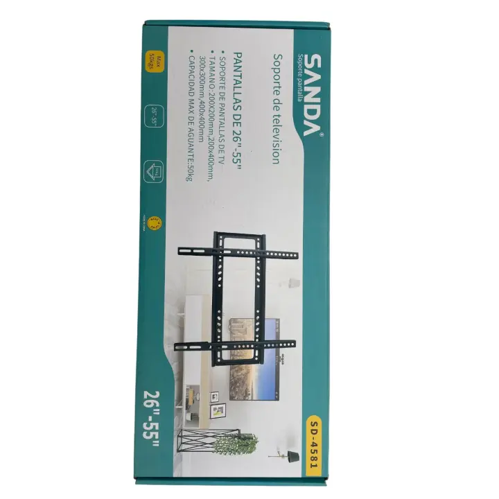 Soporte TV Fijo Pantallas de 26-55" Hasta 50 Kg SANDA - 1