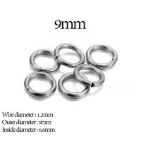 Anillos Abiertos De Acero Inoxidable 30-200Pcs 3-25mm Para Fabricación De Joyas DIY Conectores Y Accesorios De Encuentros - details 7
