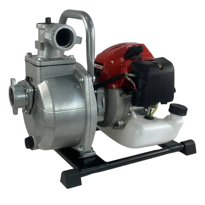 LINEA HD WP-15 motobomba de agua, motor 2T, 52cc, 3CV, para mangueras de 40cm (1,5"), 7m aspiración. - 1