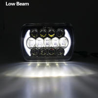 Faros Cuadrados LED Universales 7x6 "5X7" Con DRL Blanco Para Jeep Cherokee XJ Wrangler YJ Motocross H6054 H5054 Material De Aluminio - details 5