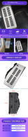 LHD Fundas Para Pedales De Pie En Acero Inoxidable Para VW Audi Seat Skoda Polo Golf 4 Bora Beetle RSi GTI R32 Compatible Con Modelos 2011-2019 - details 1