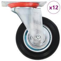 vidaXL Ruedas Giratorias con Diámetro 100mm Manipulación Materiales Mueble Cantidad 4 unidades,  8 unidades,  12 unidades y mas - details 0