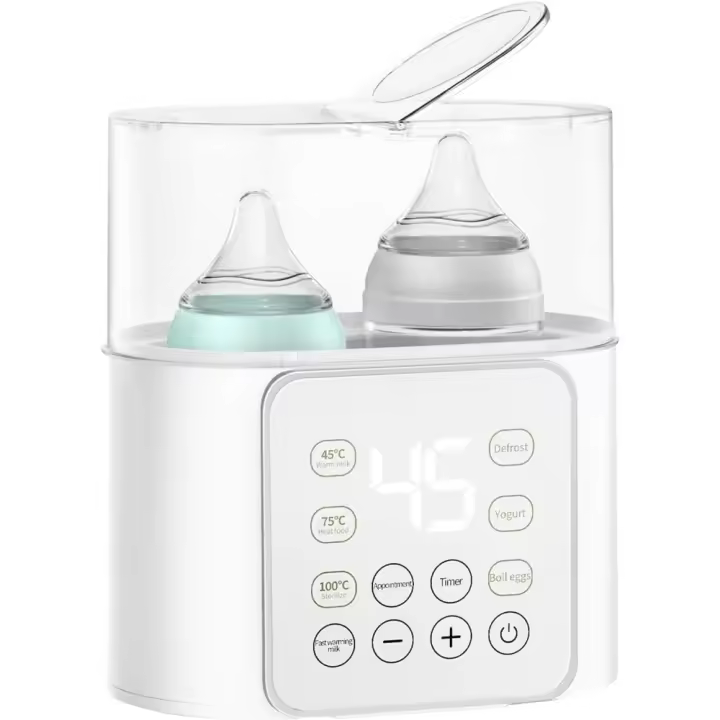 Calienta Biberones | Esterilizador Biberones | Calentador rápido de alimentos para bebés 10-en-1 y descongelador Calentador pantalla LCD Control preciso de temperatura para leche materna - 1