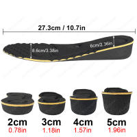 KOTLIKOFF Plantillas De Magnetismo Invisible Para Aumentar La Altura Insole 2/3/4/5 Cm Para Mujeres Y Hombres Insertos De Suela Para Zapatos Elevadores Pad - details 1