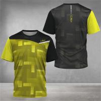 Camiseta De Deporte Para Hombres Secado Rápido Moda Casual Callejera Manga Corta Transpirable Para Senderismo Y Correr - details 6
