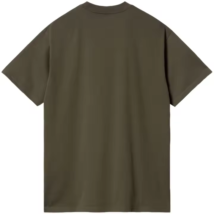 Camiseta de Manga Corta Carhartt WIP Script Embroidery para hombre en color verde - 1