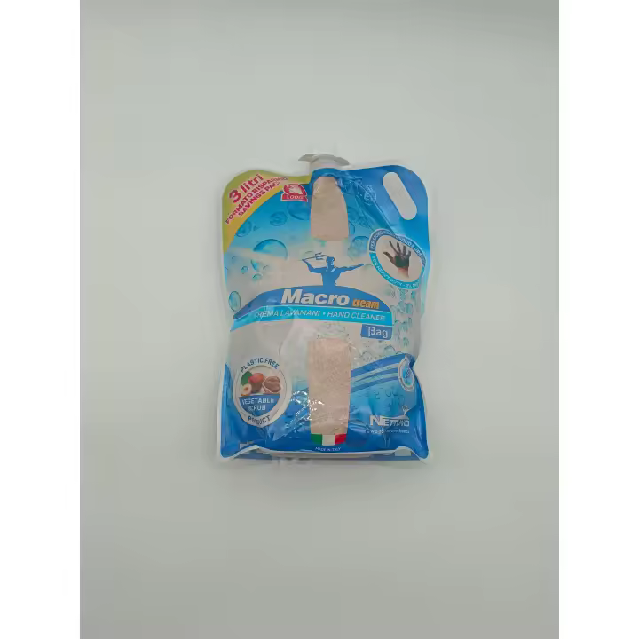 Bolsa de recarga Nettuno lavamanos en crema con micropartículas vegetales - 3000ml - 1