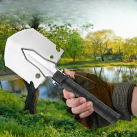 Shovel Militar Plegable Para Exteriores Multifuncional Y Gruesa Para Acampar Y Excavaciones Uso Militar Dureza Superior - details 2