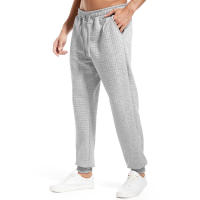 Pantalones casuales de primavera y otoño para hombre, con diseño de gofres, a cuadros, deportivos, de moda para exteriores. - details 20