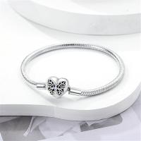 Pulseras clásicas de cadena de serpiente de plata esterlina 925 para mujer, compatibles con pulseras de cuentas europeas Pandora, dijes para mujer como regalo informal para el Día de la Madre - details 2